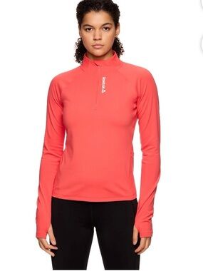 Reebok Women's Athletic Performance ½ Zip Pullover with Pockets